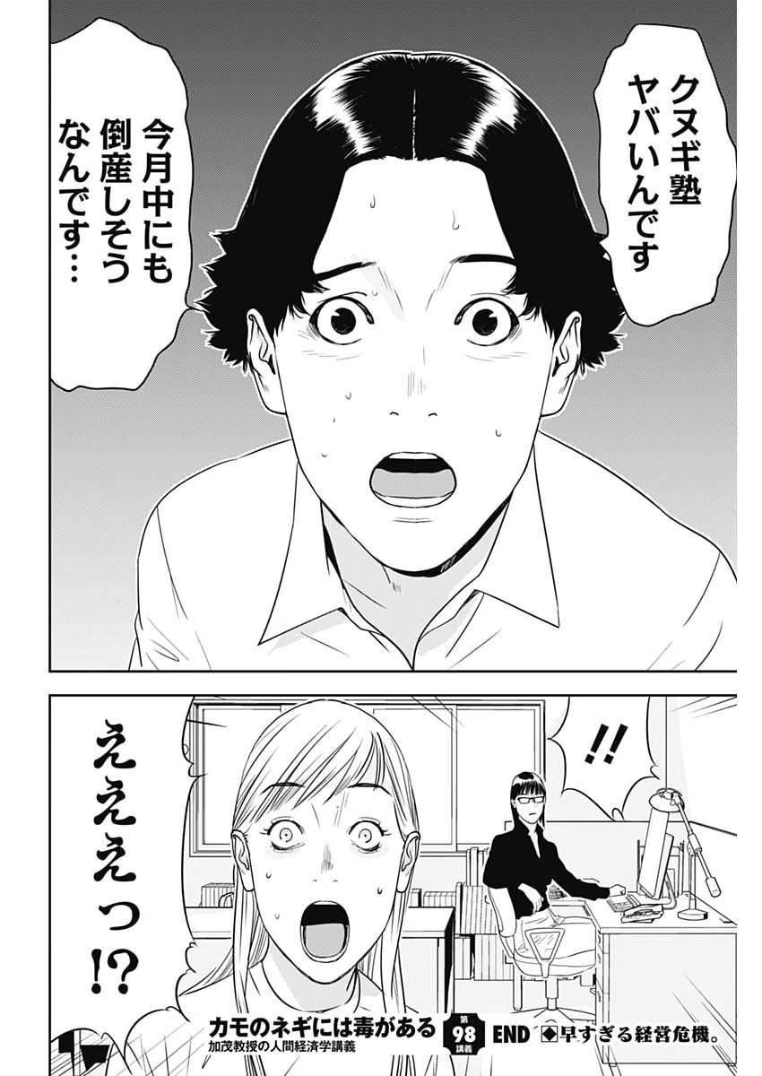 Kamo no Negi ni wa Doku ga Aru - Kamo Kyouju no "Ningen" Keizagaku Kougi Chapter 98 26ページ
