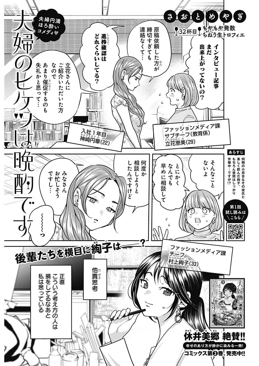 Fuufu no Hiketsu wa Banshaku Desu Chapter 32 1ページ