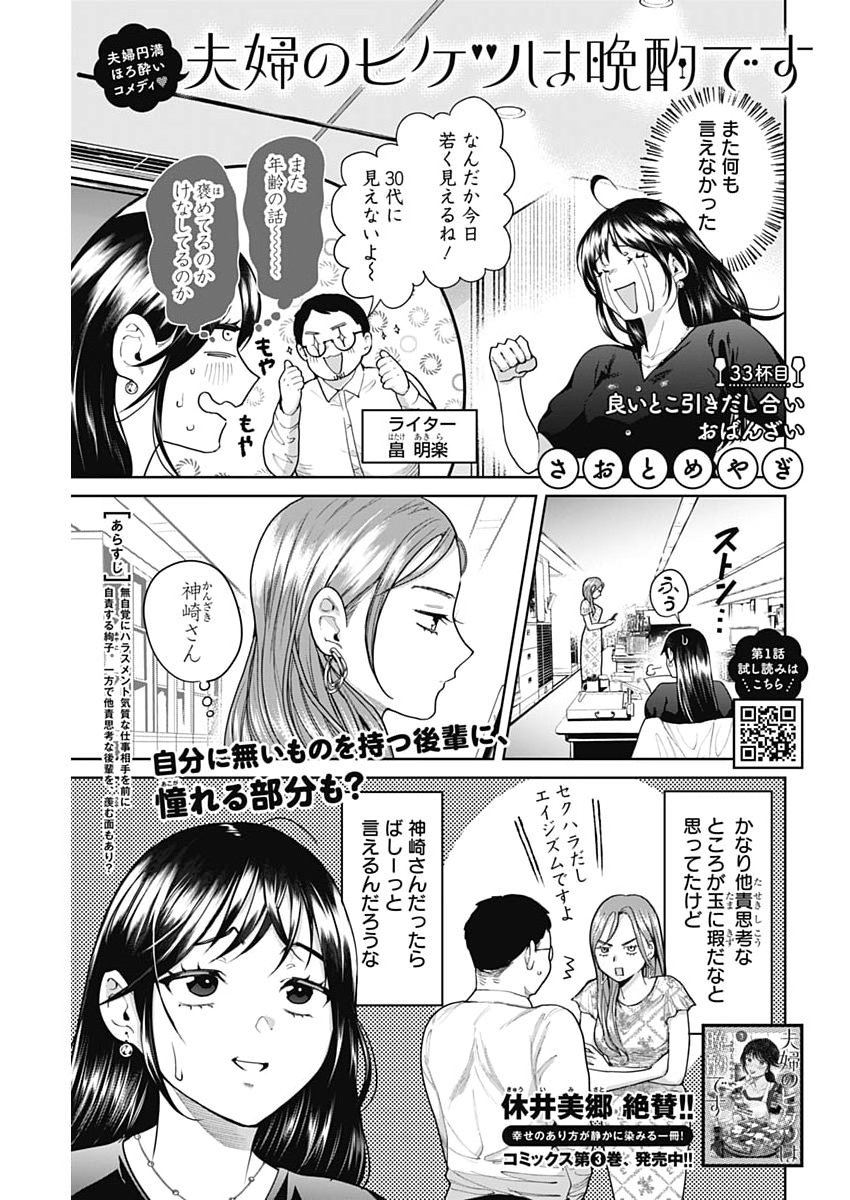 Fuufu no Hiketsu wa Banshaku Desu Chapter 33 1ページ