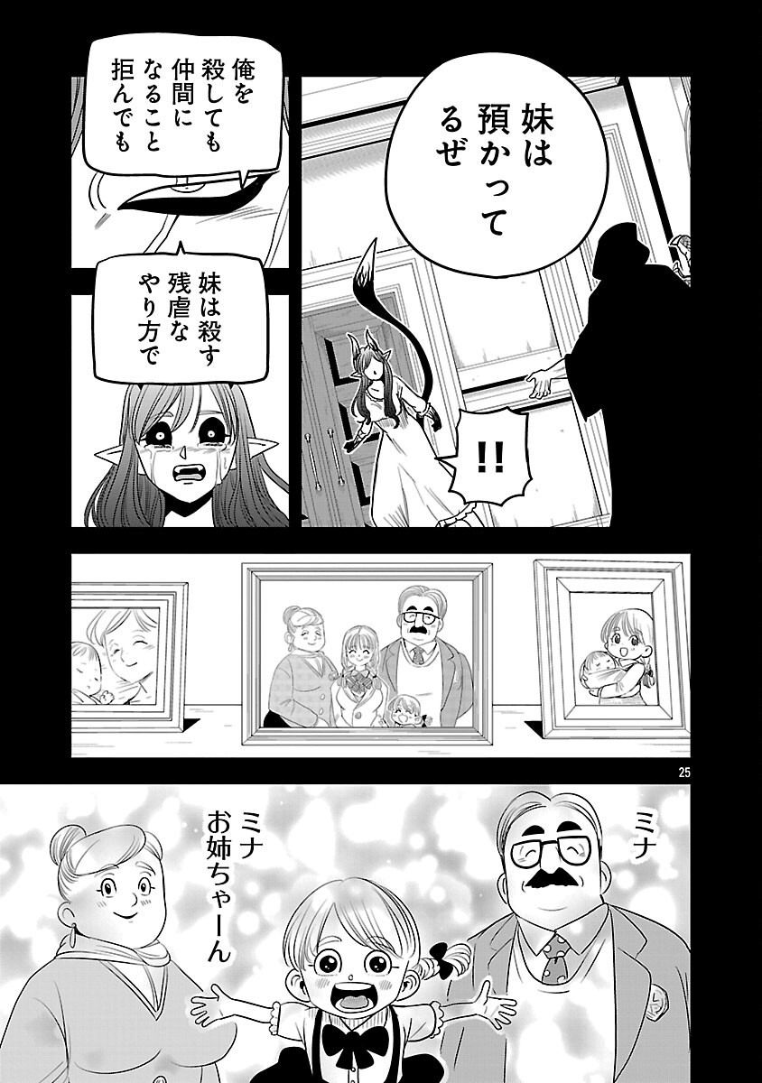 Hametsu Flag Kaihi no Tame Yamaoku e Hikikomotteita Saikyou no Akuyaku wa, Tasuketa Heroine ni Yotte Omotebutai e Tatasareru Chapter 17 27ページ