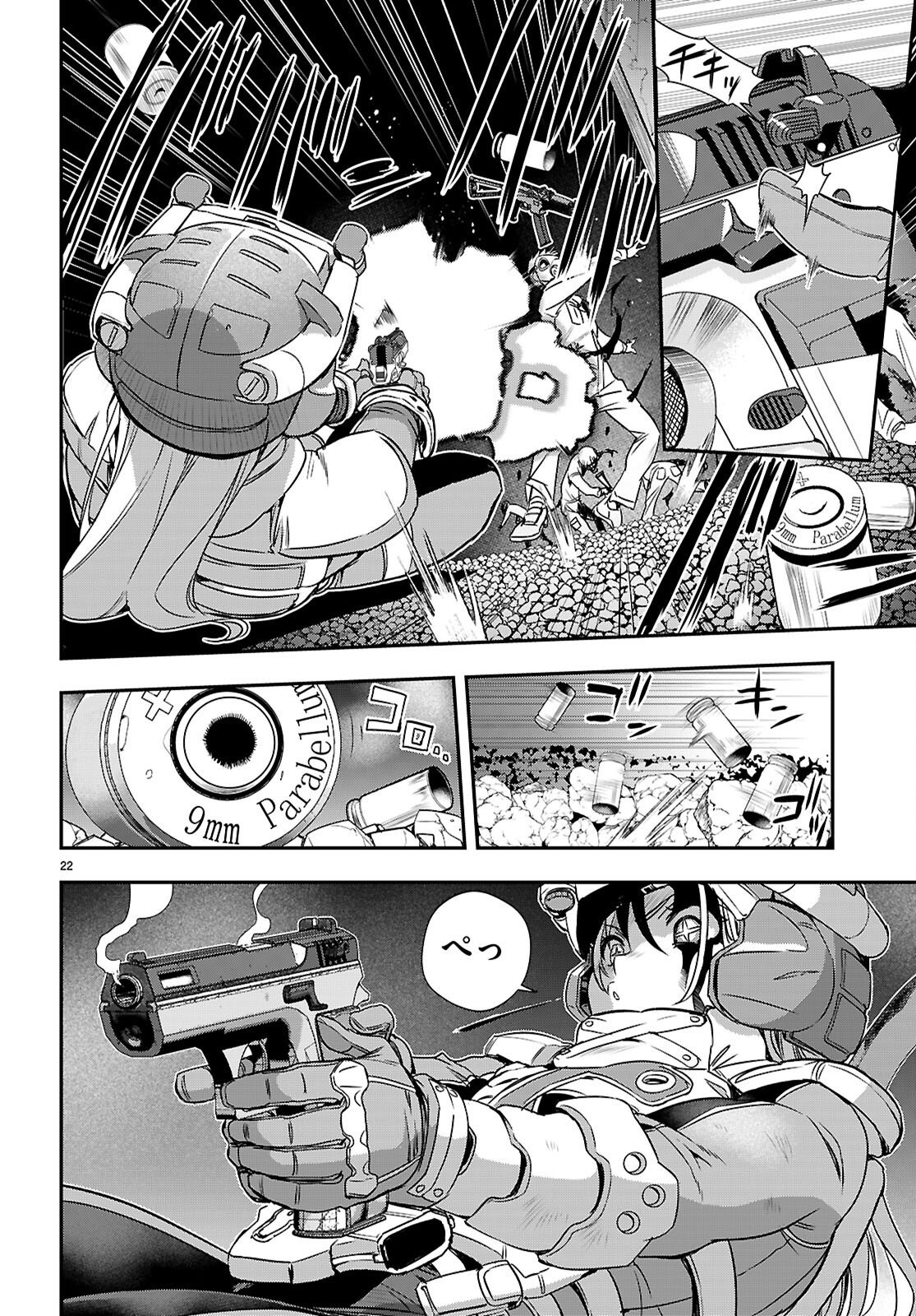 Ikkai Tettai Parabellum Chapter 20 22ページ