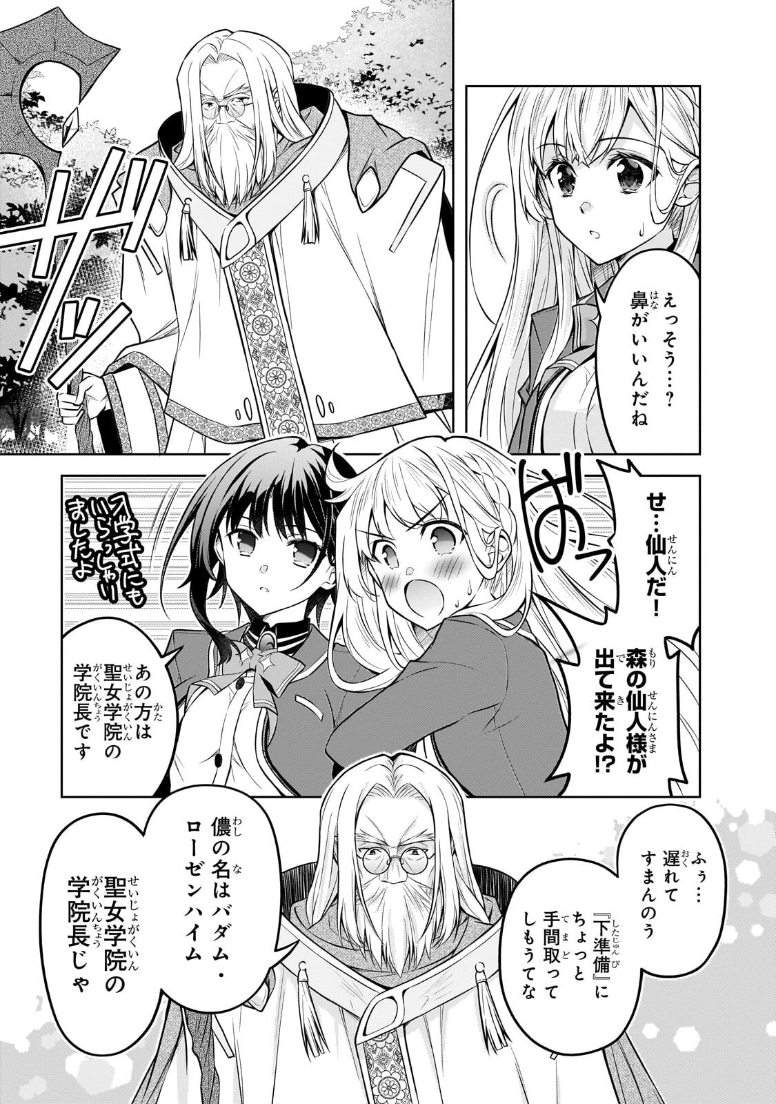 Danzai Sareta Tensei Seijo wa, Akuyaku Reijou no Michi wo Yuku! Chapter 7.1 3ページ