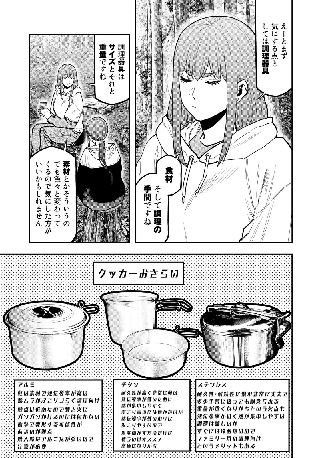 Futari Solo Camp Chapter 72 9ページ