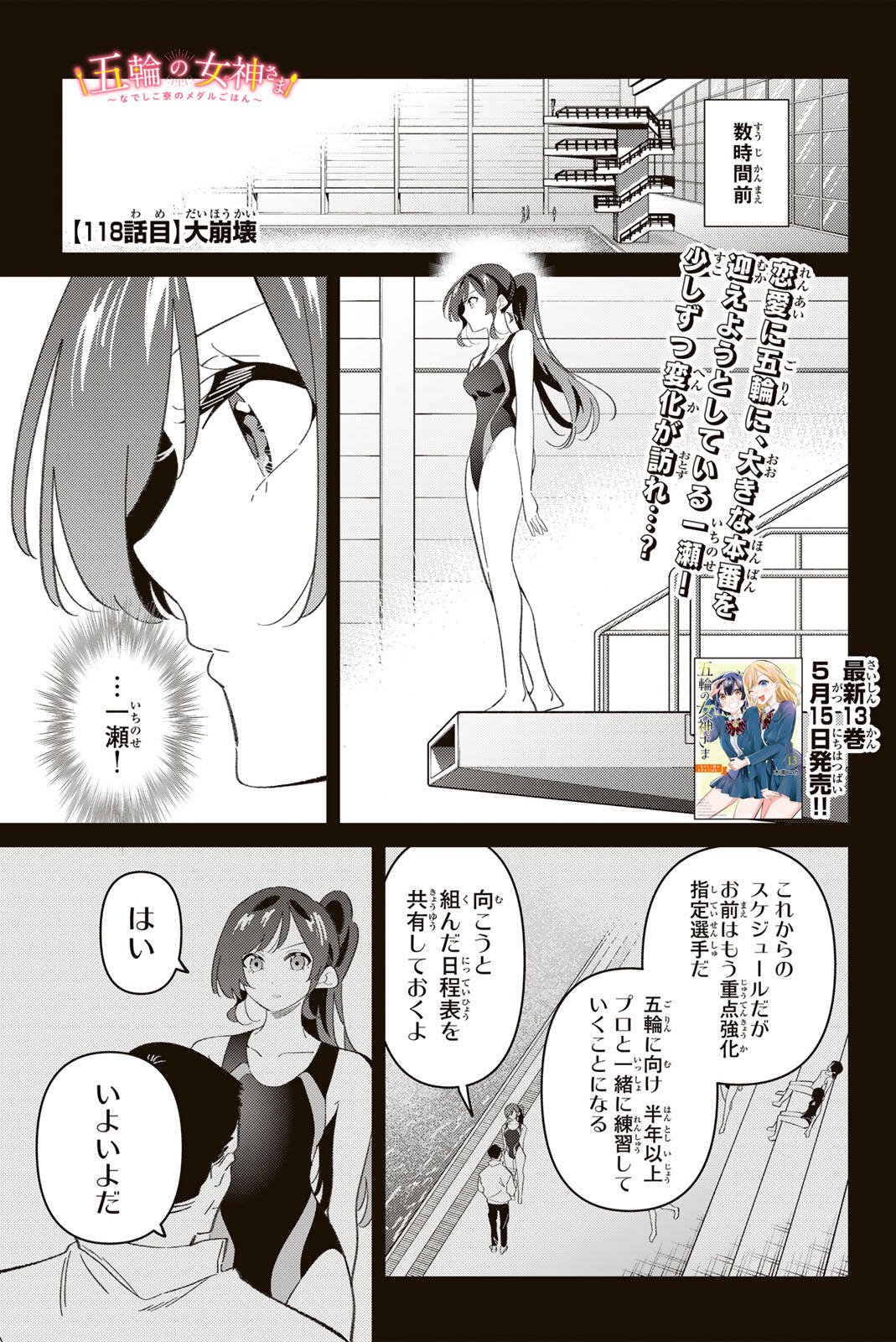 Gorin no Megami-sama: Nedeshiko Ryou no Medal Gohan Chapter 118 1ページ