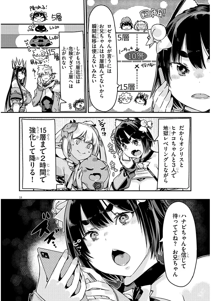 Dungeon Haishin Heroine wa Datsui Wana de Harem Flag ga Tatsu Rashii Chapter 6.1 18ページ