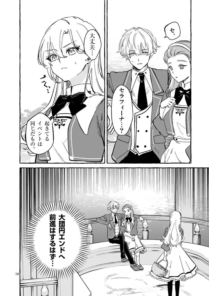 Hametsu wo Hikaeta Akuyaku Reijou ga Muri Shite Heroine wo Enjita Kekka Chapter 10.1 10ページ