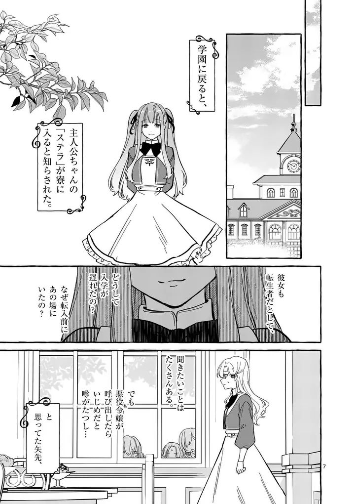 Hametsu wo Hikaeta Akuyaku Reijou ga Muri Shite Heroine wo Enjita Kekka Chapter 11.1 7ページ