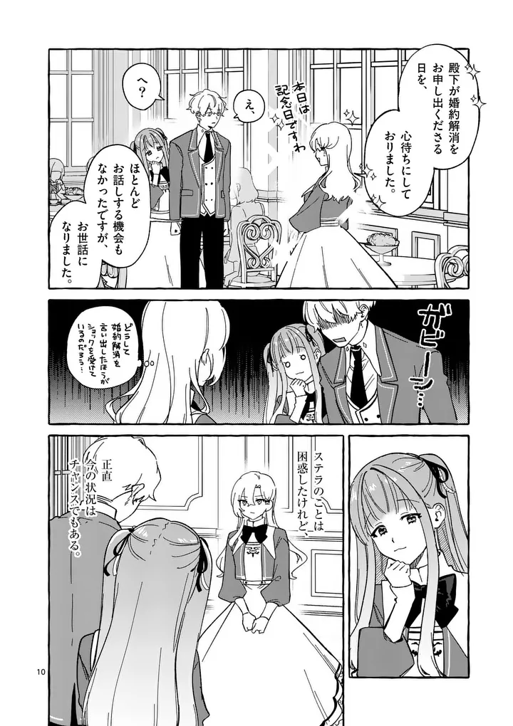 Hametsu wo Hikaeta Akuyaku Reijou ga Muri Shite Heroine wo Enjita Kekka Chapter 11.1 10ページ