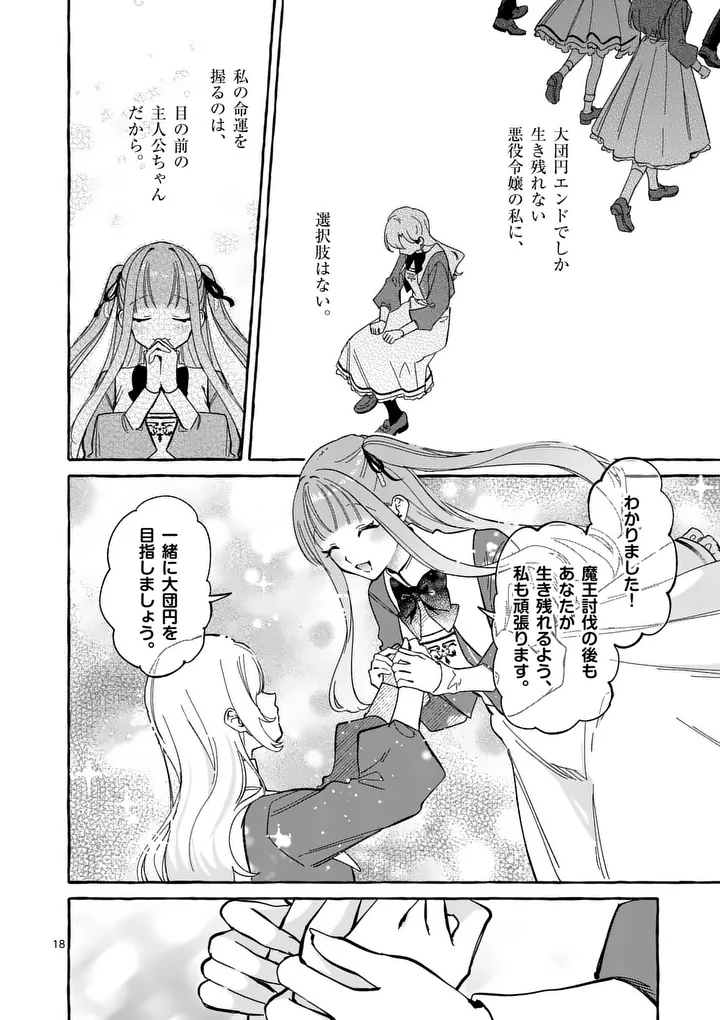 Hametsu wo Hikaeta Akuyaku Reijou ga Muri Shite Heroine wo Enjita Kekka Chapter 11.2 6ページ