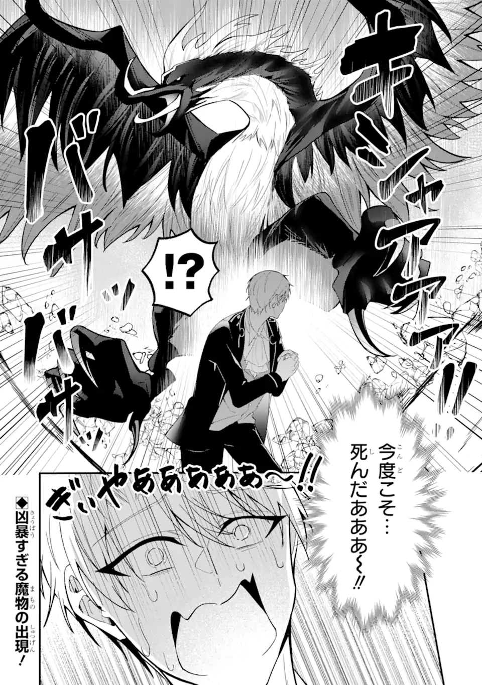 Shokei Flag no Akuyaku Kizoku ni Tensei shita ga, Shinitakunai node Yami Mahou wo Kiwamete Heroine-tachi wo Sukuimasu Chapter 2.3 10ページ