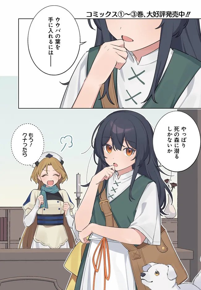 Kusuri Uri no Seijo - Enzai de Tsuihousareta Yakushi wa, Henkyou no Ji de Shiawase wo Tsukamu Chapter 15.1 1ページ