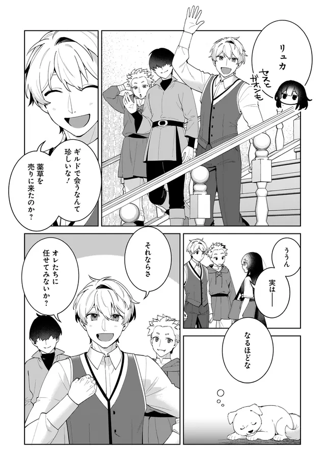 Kusuri Uri no Seijo - Enzai de Tsuihousareta Yakushi wa, Henkyou no Ji de Shiawase wo Tsukamu Chapter 15.1 6ページ