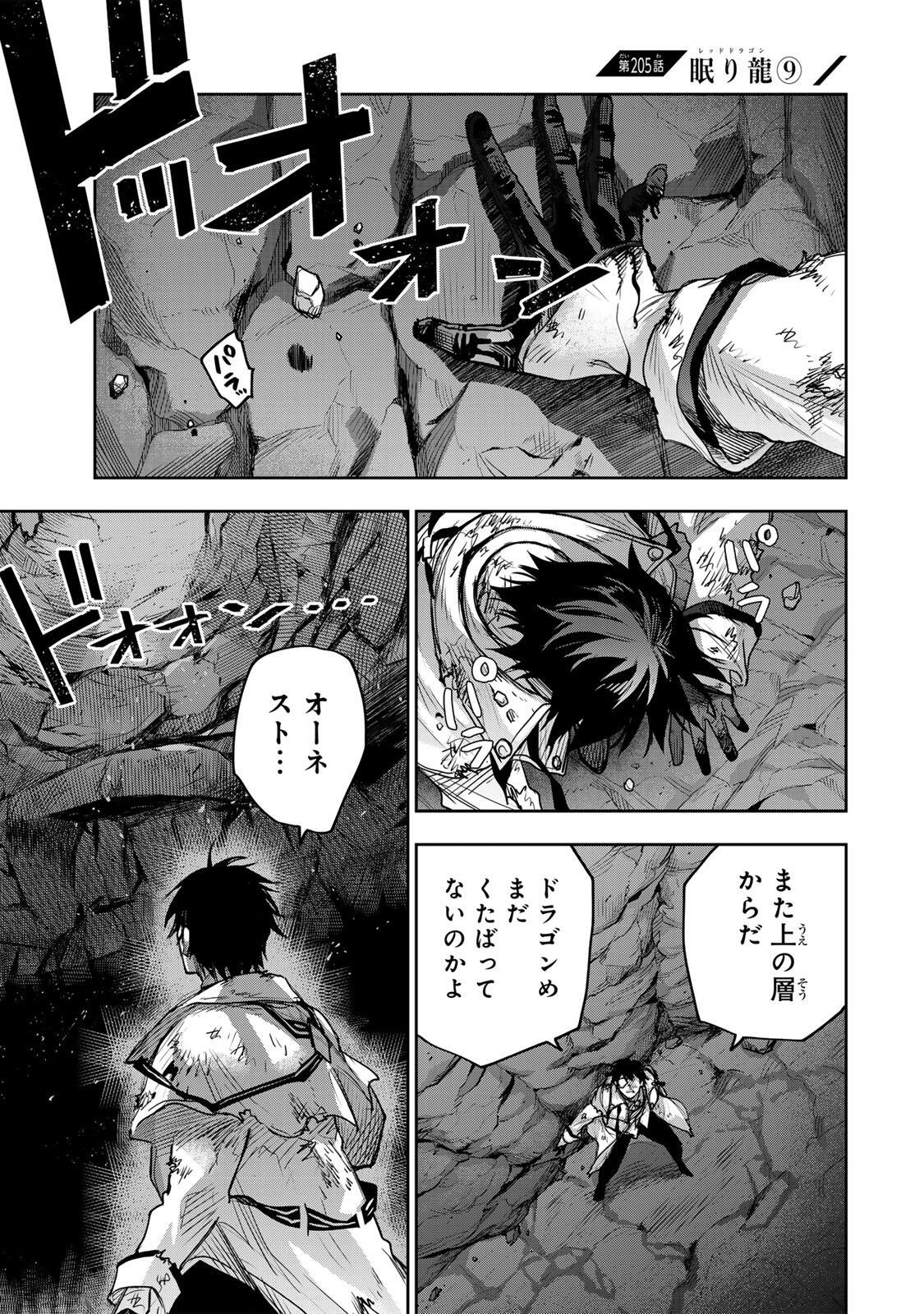 Mikata ga Yowasugite Hojo Mahou ni Tesshiteita Kyuutei Mahoushi, Tsuihou Sarete Saikyou wo Mezashimasu Chapter 205 1ページ