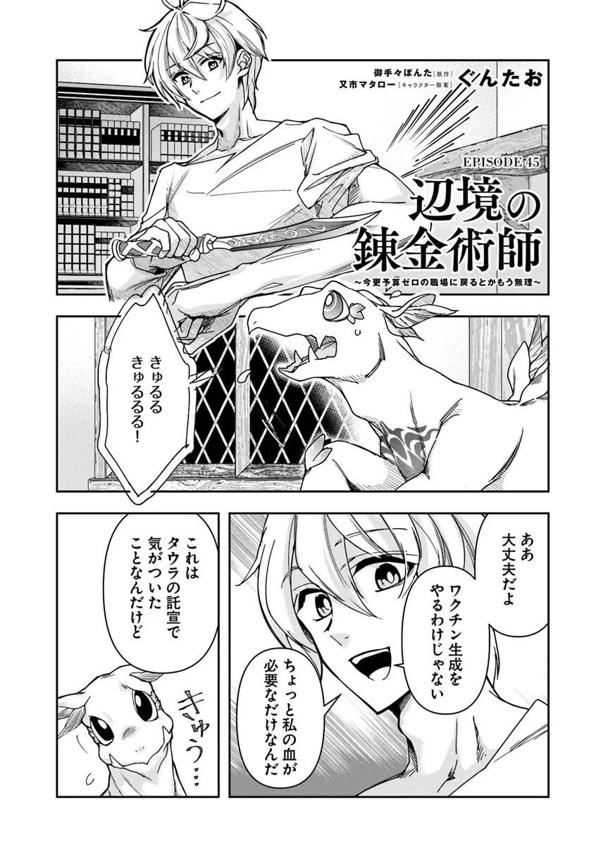 Henkyou no Renkinjutsushi: Imasara Yosan Zero no Shokuba ni Modoru Toka Mou Muri Chapter 45 1ページ