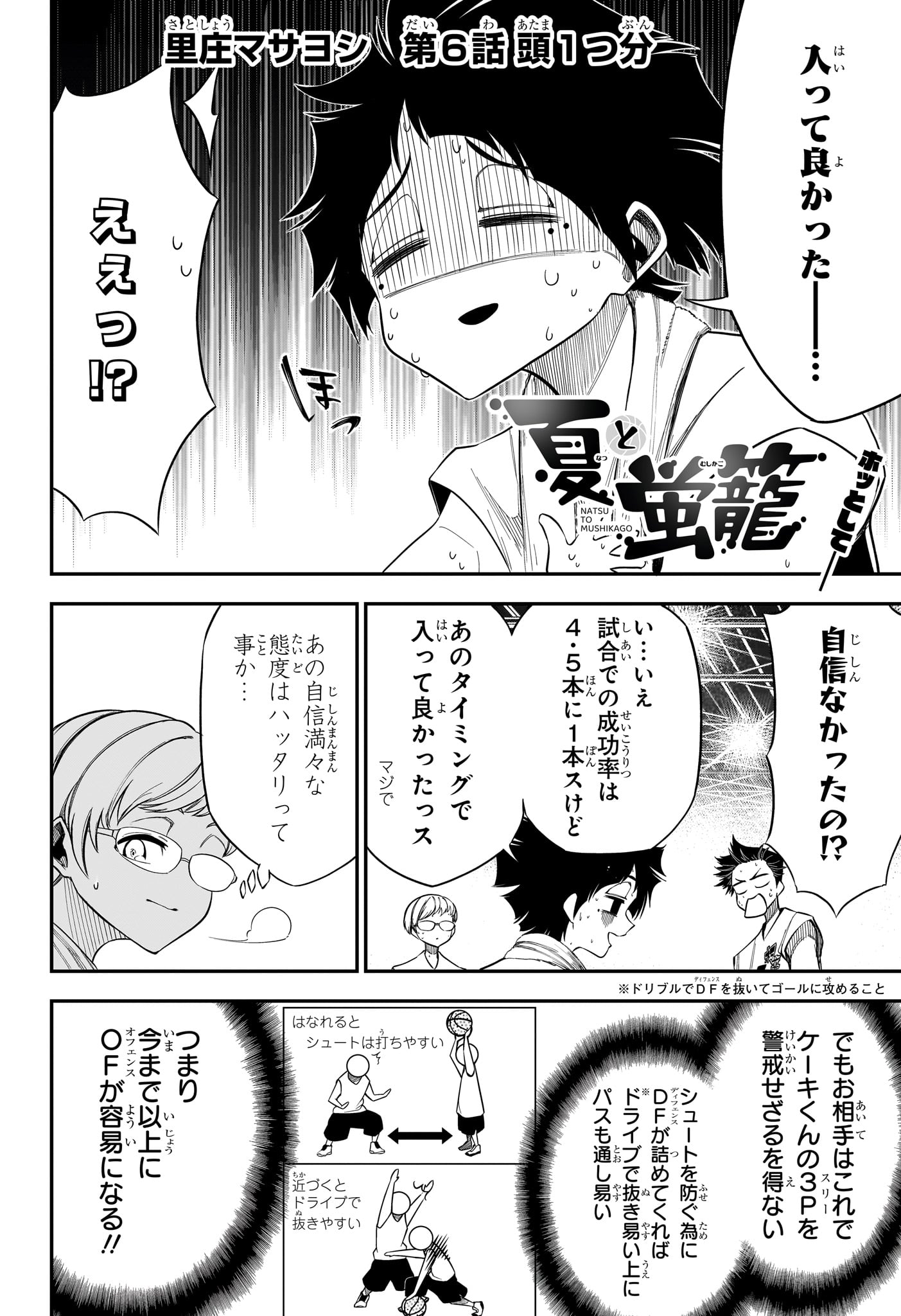 Natsu to Mushikago Chapter 6 2ページ