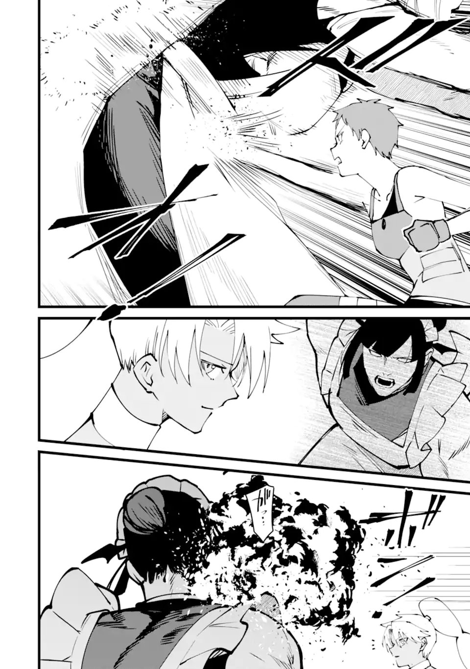 Nankoufuraku no Maou-jou e Youkoso: Debuff wa Fuyou to Yuusha Party o Oidasareta Kuro Madoushi, Maou-gun no Saikou Kanbu ni Mukaerareru Chapter 60.1 8ページ