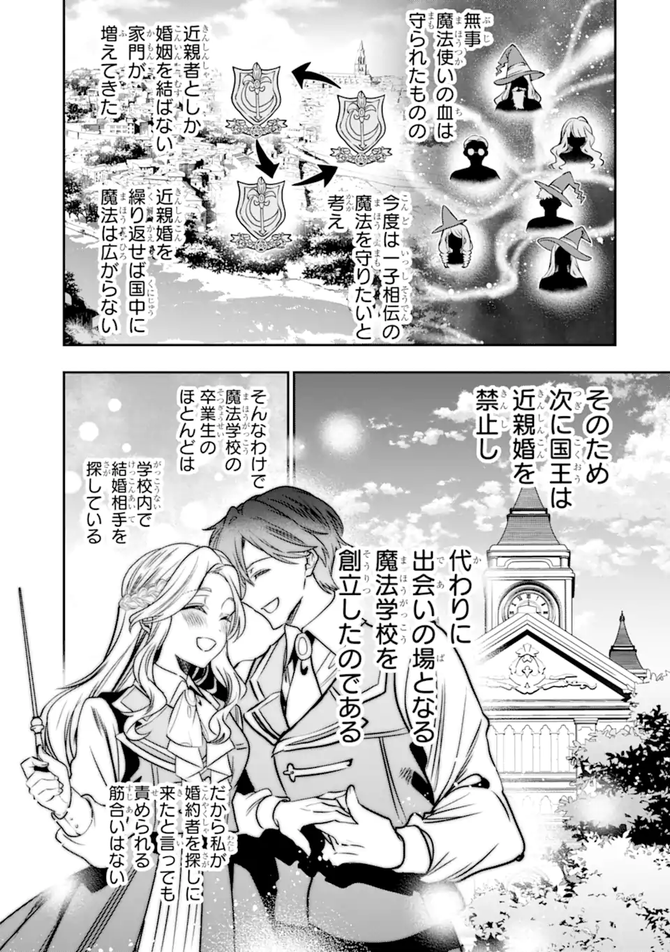 Konyakusha wo Sutetara, Tanoshii Mahou Gakkou no Seikatsu wa Matteimashita! Chapter 3.3 4ページ