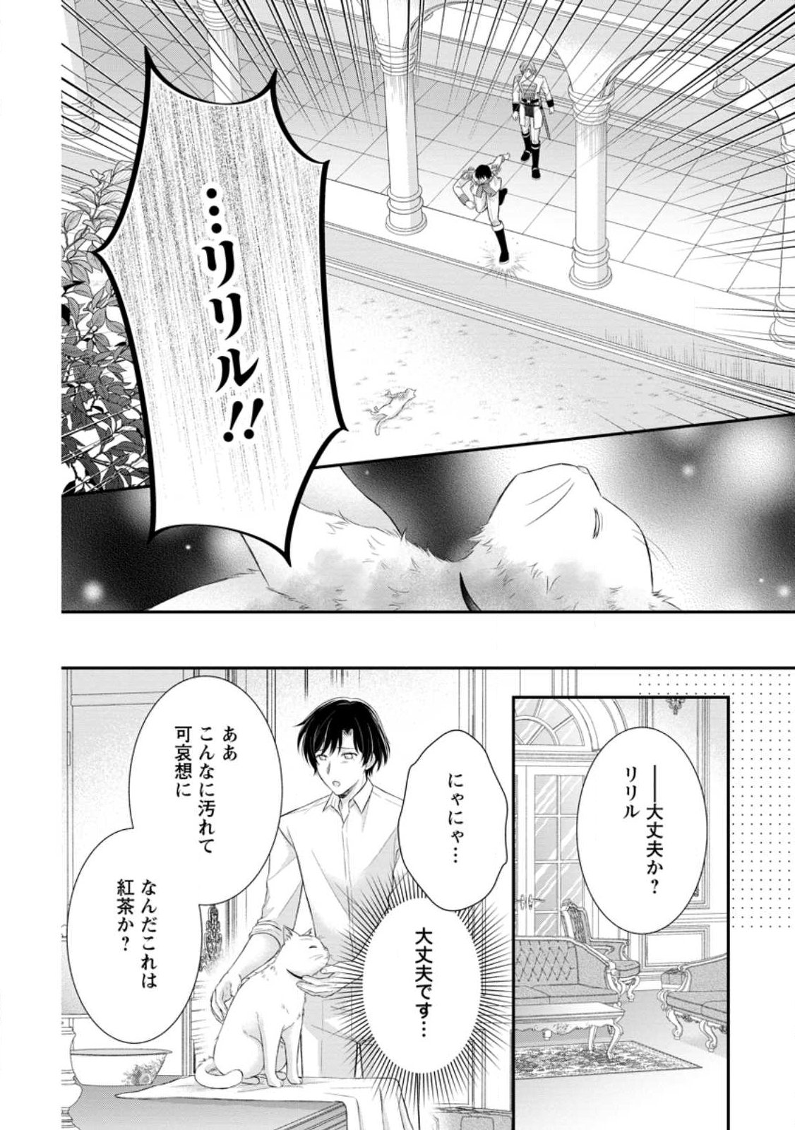 Noroi de Neko ni Sareta Akujo, Outaishi ni Hirowareru. Chapter 21.2 2ページ