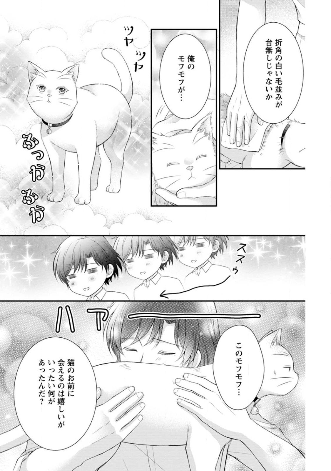 Noroi de Neko ni Sareta Akujo, Outaishi ni Hirowareru. Chapter 21.2 3ページ