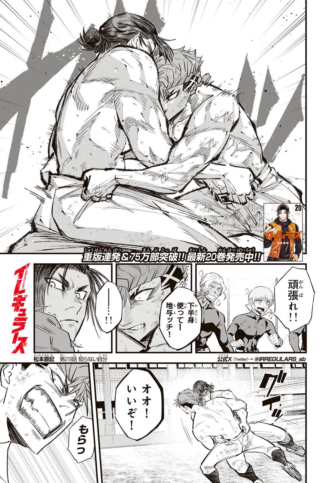 Irregulars Chapter 219 1ページ
