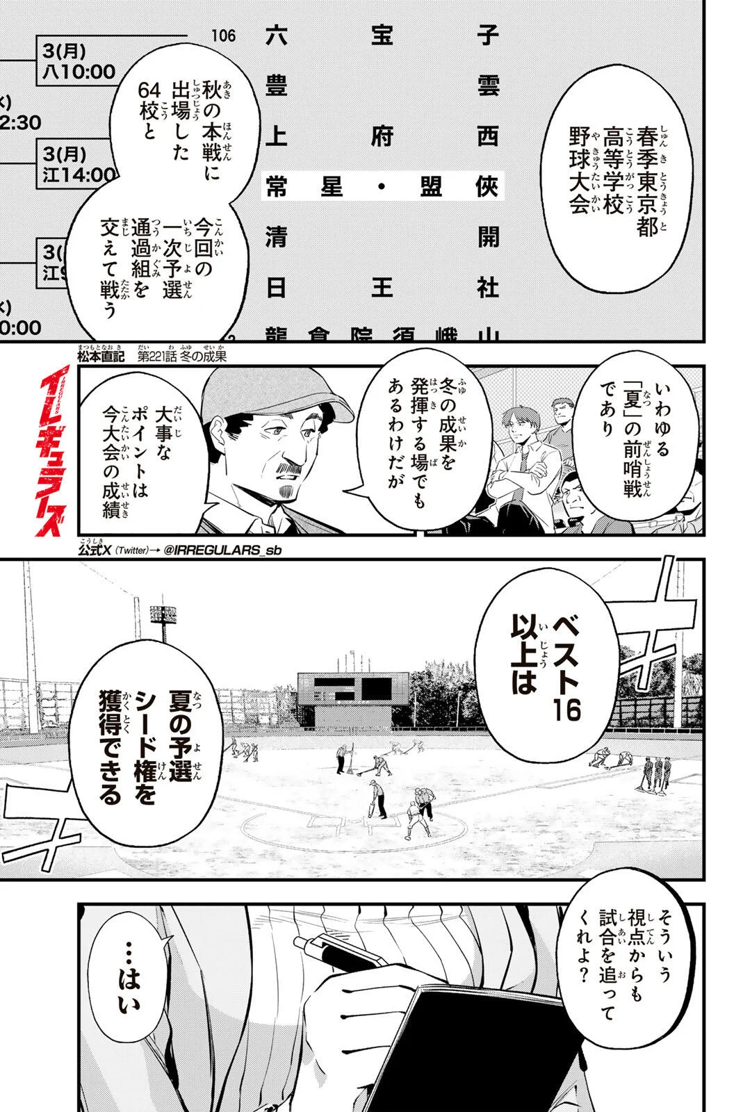 Irregulars Chapter 221 1ページ