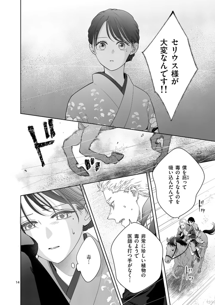 Makizoe de Isekai ni Yobidasareta no de, Sekai Kanmushi shite Wagashi Tsukurimasu Chapter 21.1 14ページ