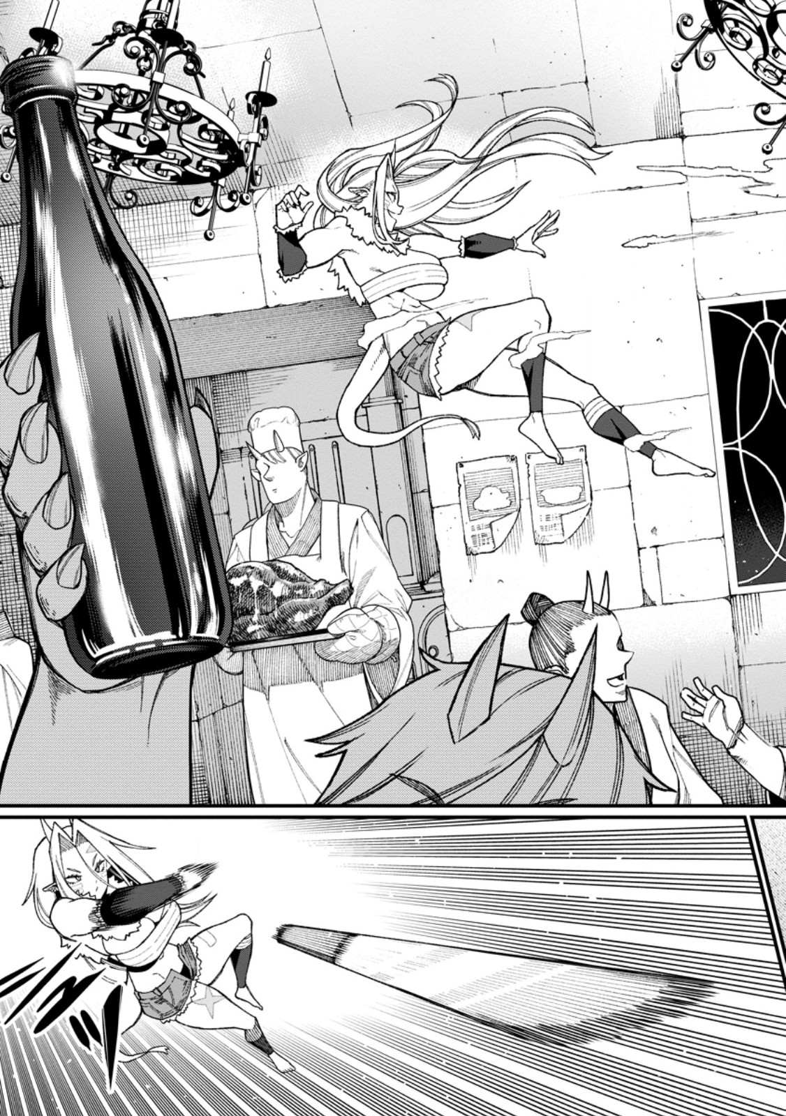 Harem Ou no Isekai Press Manyuuki - Saikyou Musou no Oji-san wa Arayuru Shuzoku wo Yome ni suru Chapter 24.1 9ページ