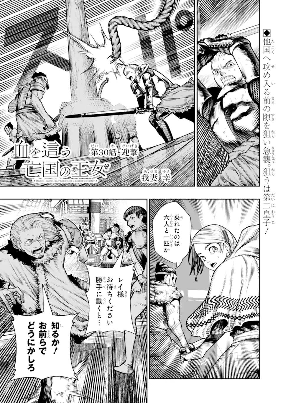 Chi wo Hau Boukoku no Oujo Chapter 30.1 1ページ