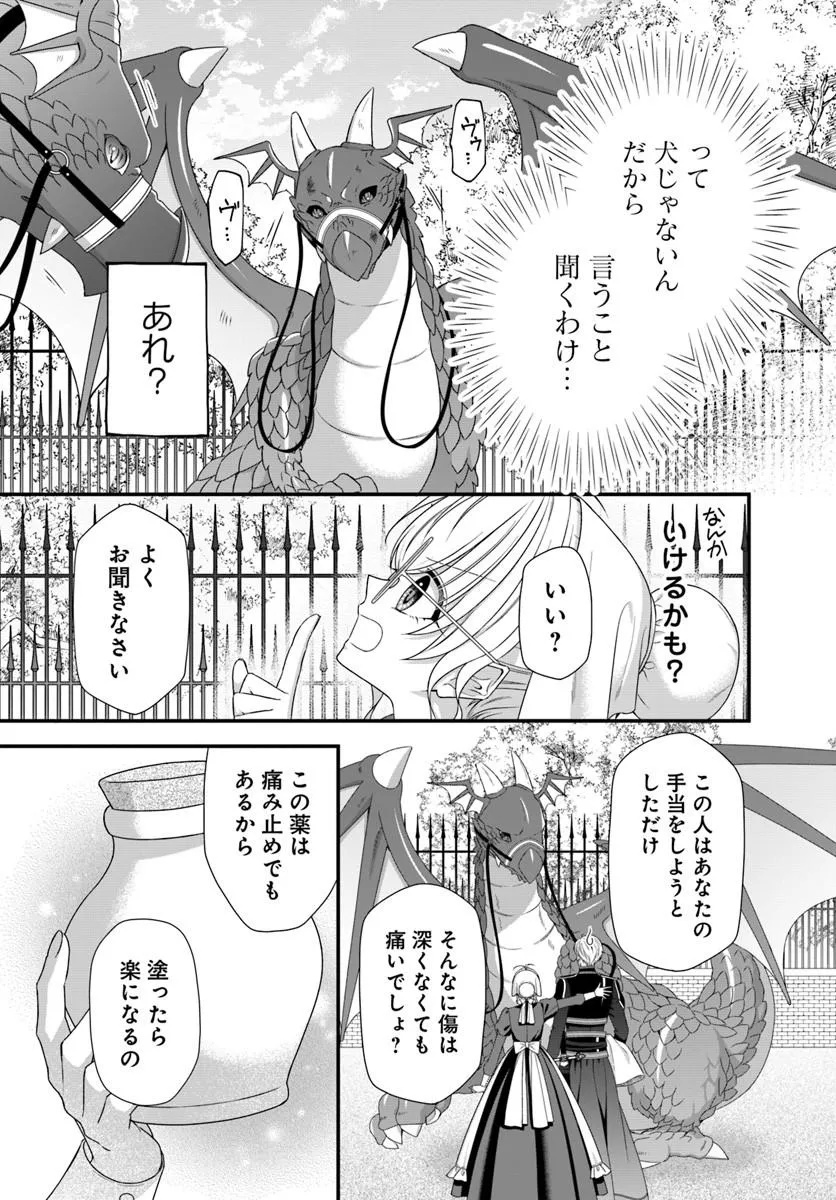 Oujo deshita ga Kossori Ryuu Kishidan no Senzoku Kusushi ni Narimashita! Chapter 8.1 7ページ