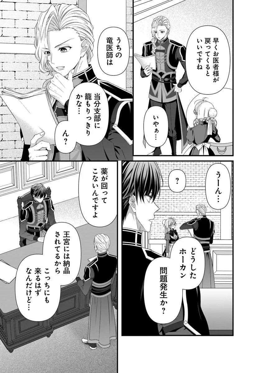 Oujo deshita ga Kossori Ryuu Kishidan no Senzoku Kusushi ni Narimashita! Chapter 9.1 11ページ