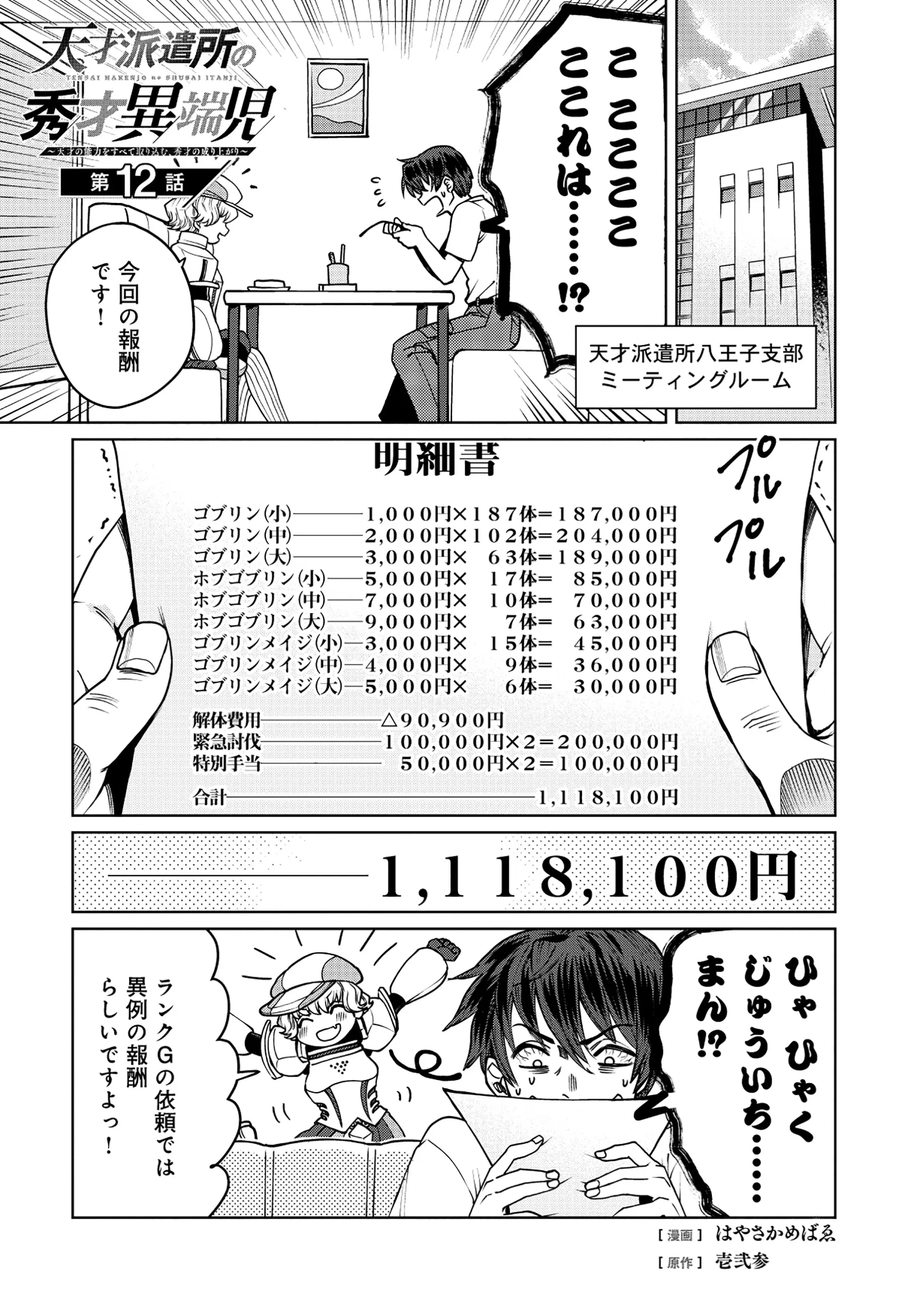 Tensai Hakensho no Shuusai Itanji - Tensai no Nouryoku wo Subete Torikomu, Shuusai no Nariagari Chapter 12.1 1ページ