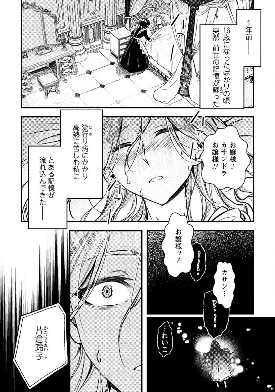 Akuyaku Reijou tte no wa Kou Yaru no yo Chapter 1 4ページ