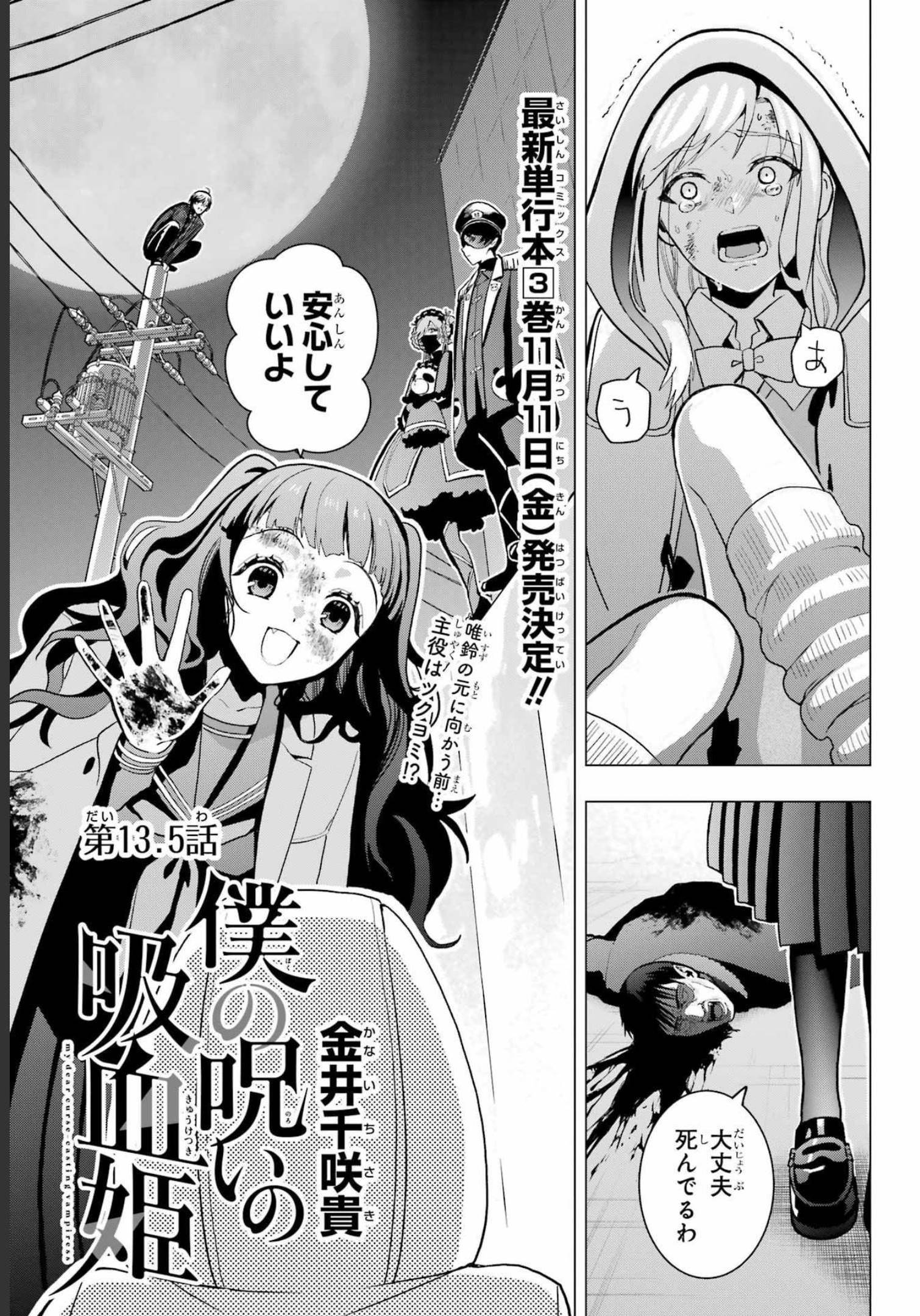 Boku no Noroi no Kyuuketsukihime Chapter 13.5 1ページ