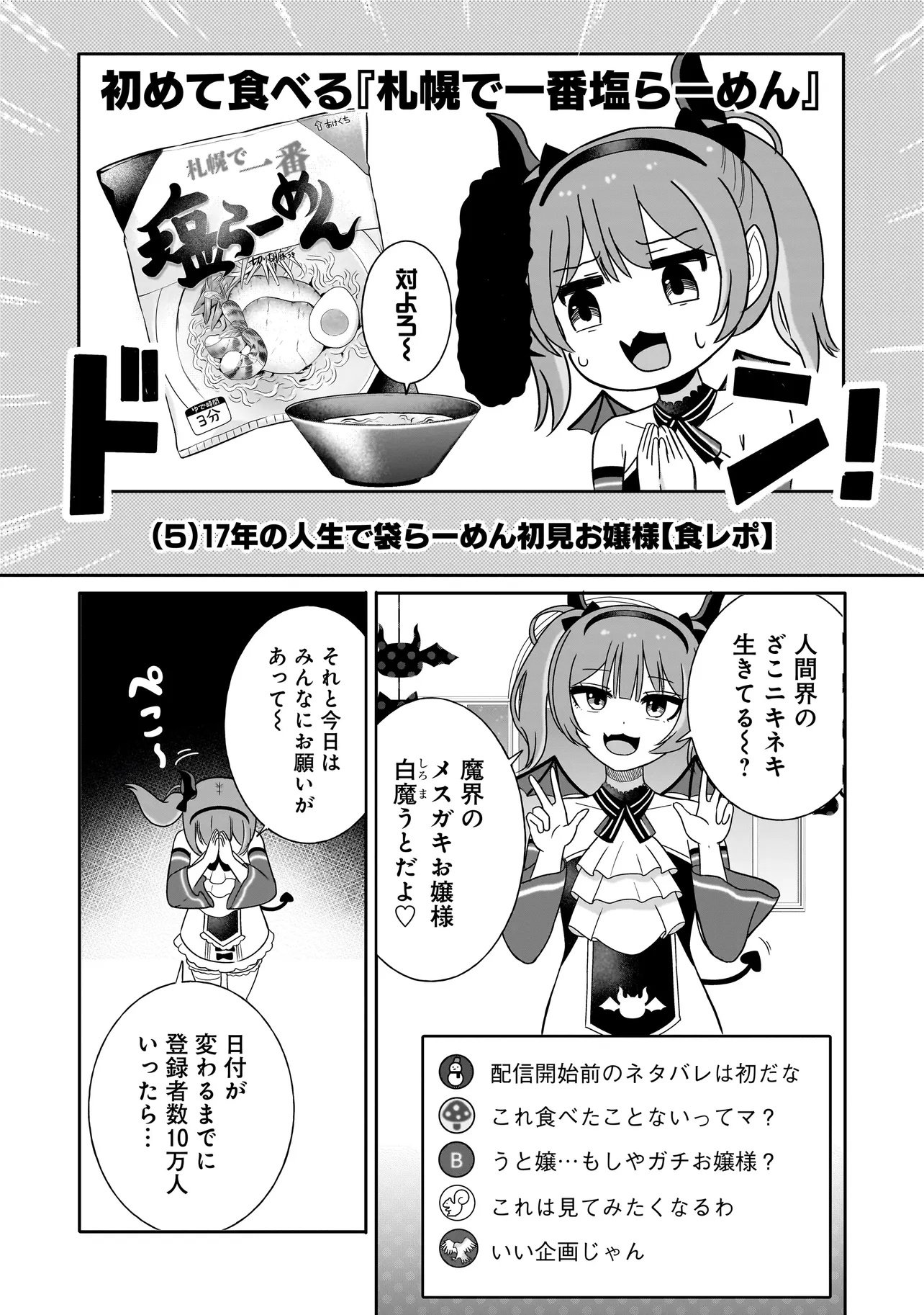 Reijou Vtuber wa Maid no Yashoku ni Juurin sareru Chapter 5.1 16ページ