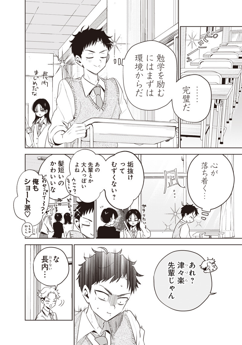 Tsuzura-senpai wa Moto Kano Dakara Chapter 4 2ページ