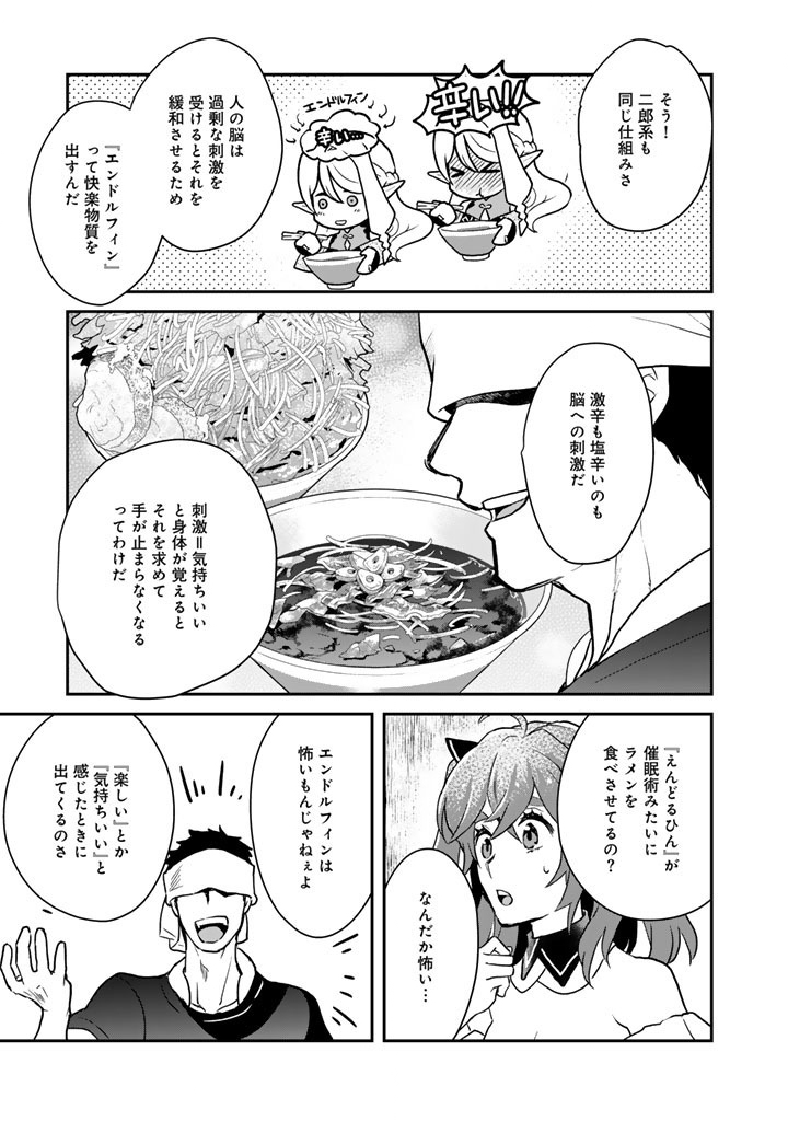 Isekai Ramen Yatai Elf no Shokutsuu wa Ramen ga Tabetai Chapter 13.5 4ページ