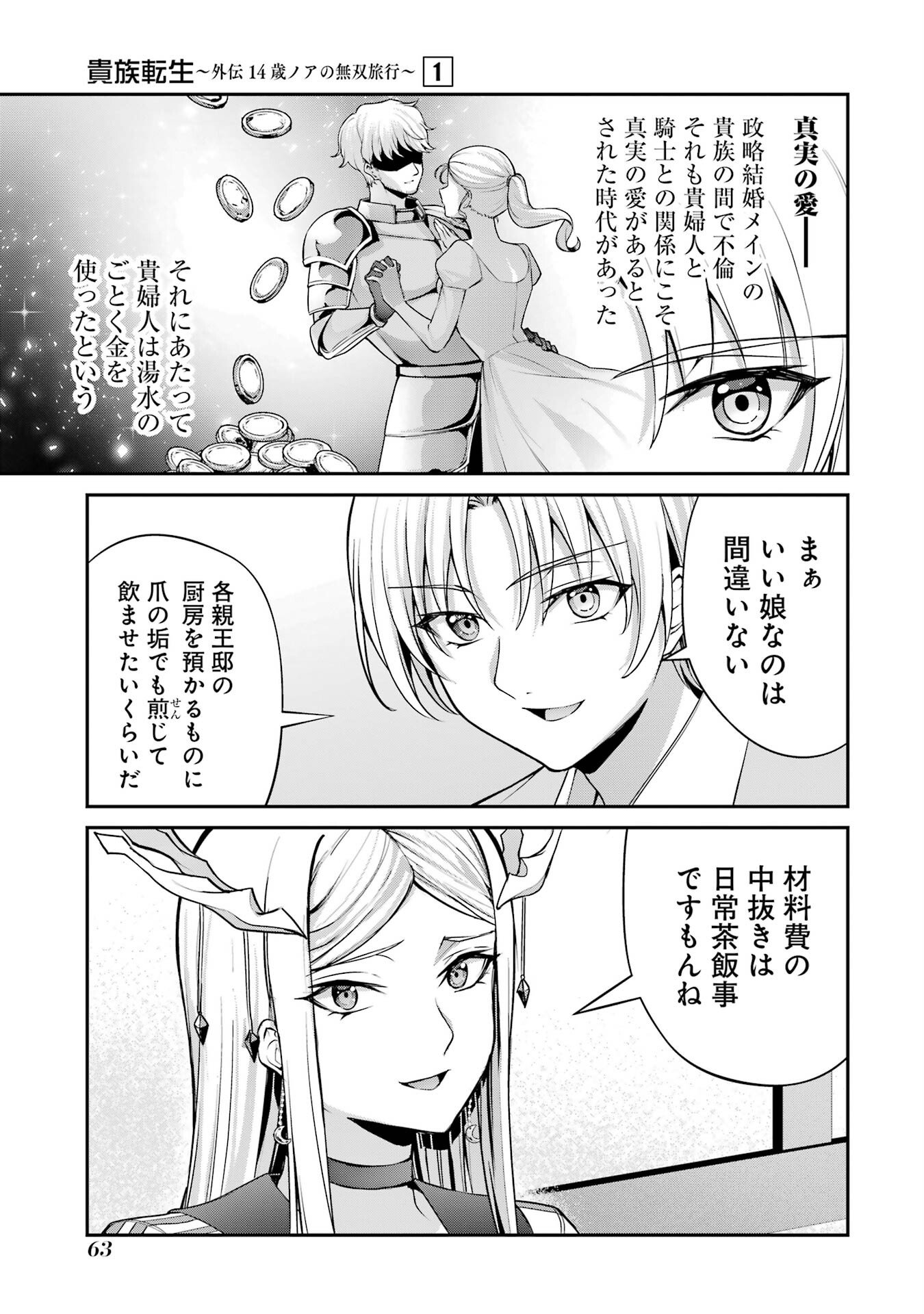 Kizoku Tensei: Gaiden - 14-sai Noa no Musou Ryokou Chapter 1 61ページ