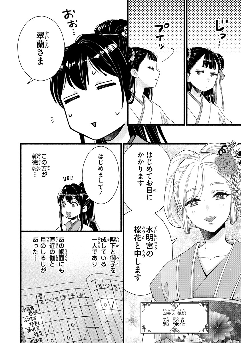 Koukyuu no Dansouhi: Nazotoki Musume wa Koutei no Oki ni Iri Chapter 3 12ページ