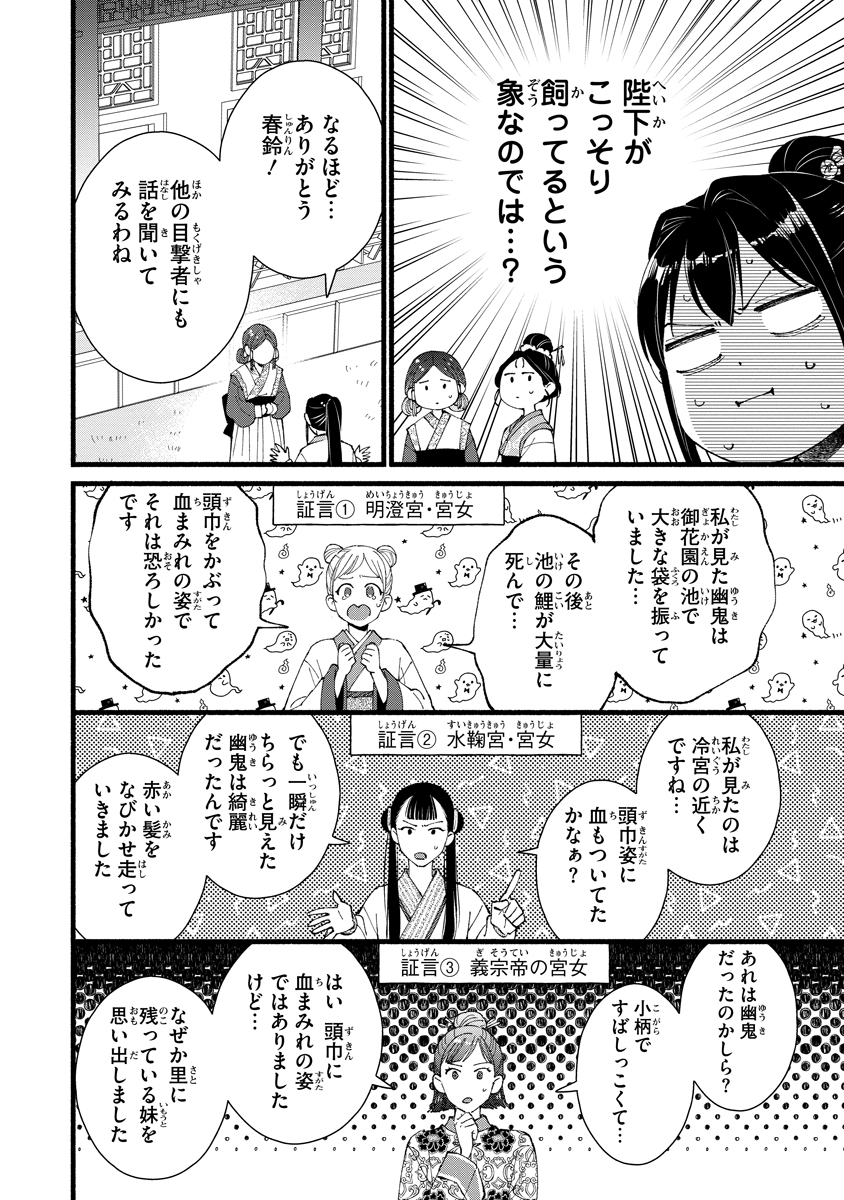 Koukyuu no Dansouhi: Nazotoki Musume wa Koutei no Oki ni Iri Chapter 4 12ページ