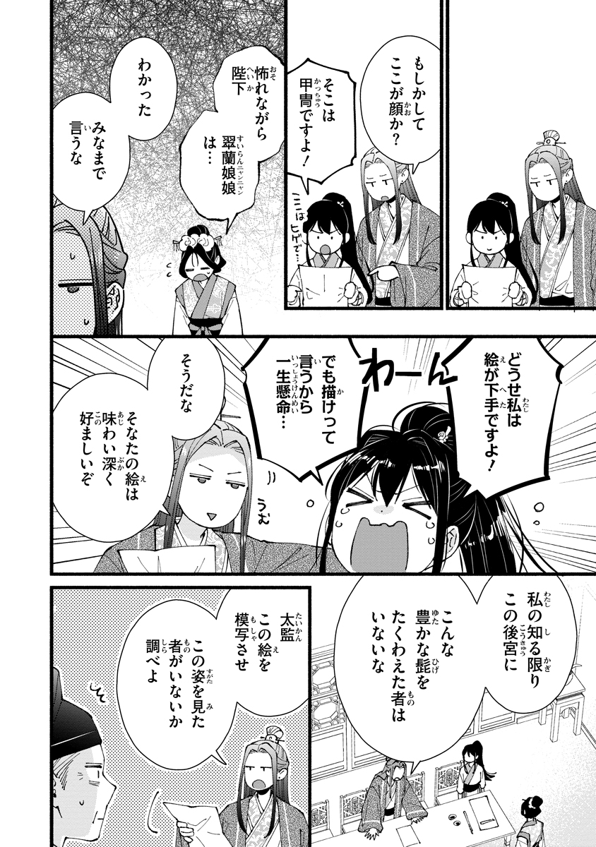 Koukyuu no Dansouhi: Nazotoki Musume wa Koutei no Oki ni Iri Chapter 8 16ページ