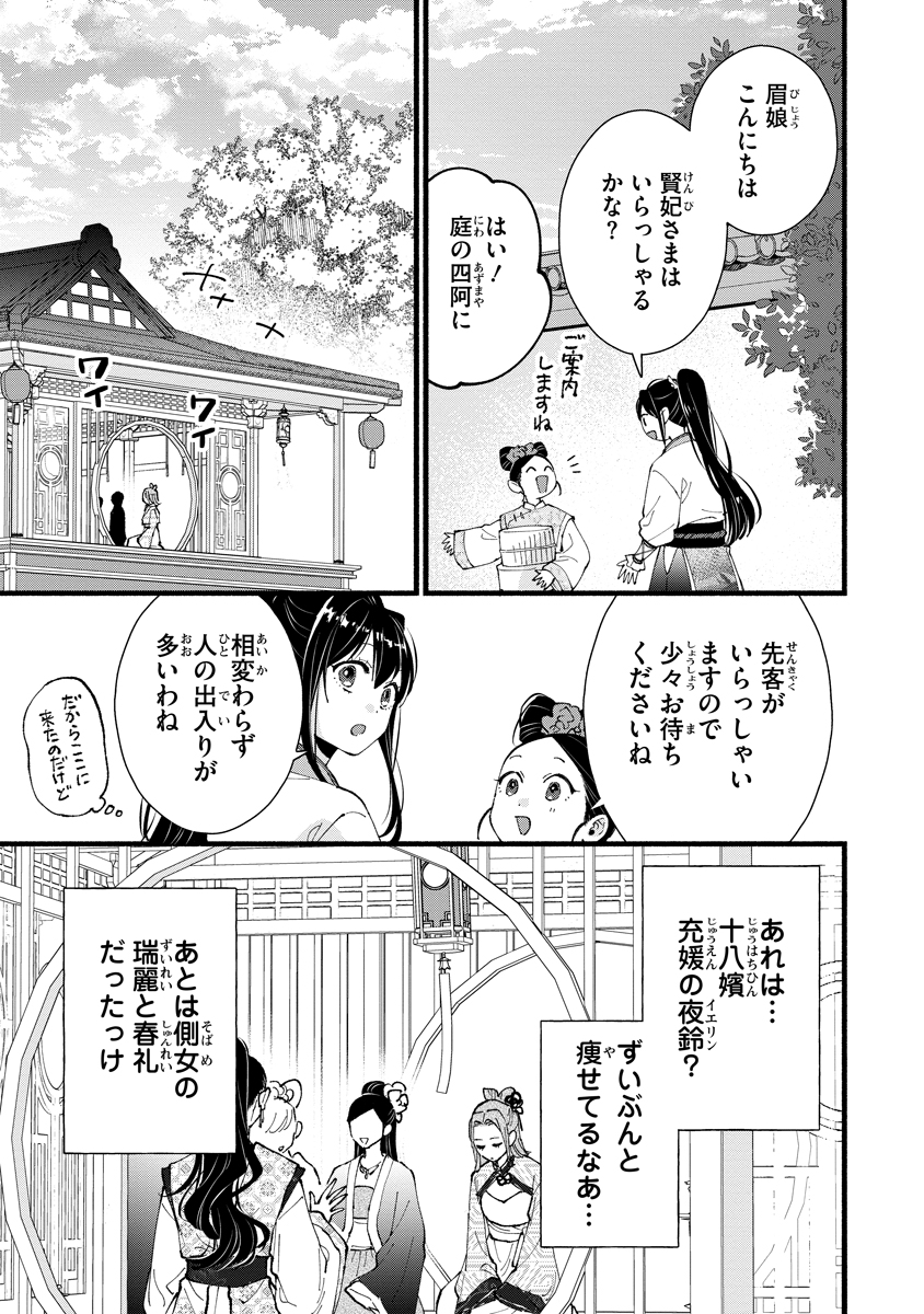 Koukyuu no Dansouhi: Nazotoki Musume wa Koutei no Oki ni Iri Chapter 8 21ページ