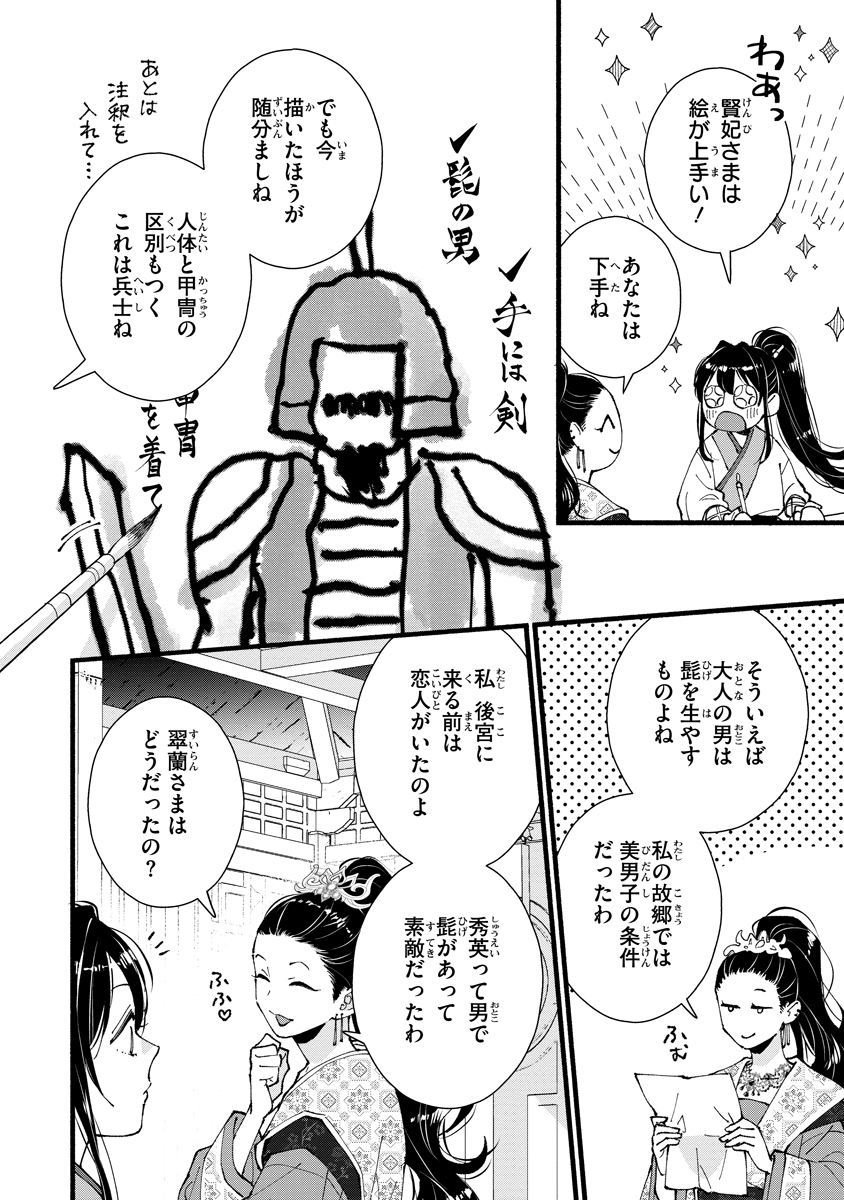 Koukyuu no Dansouhi: Nazotoki Musume wa Koutei no Oki ni Iri Chapter 8 28ページ