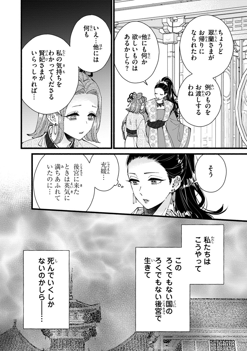 Koukyuu no Dansouhi: Nazotoki Musume wa Koutei no Oki ni Iri Chapter 8 32ページ