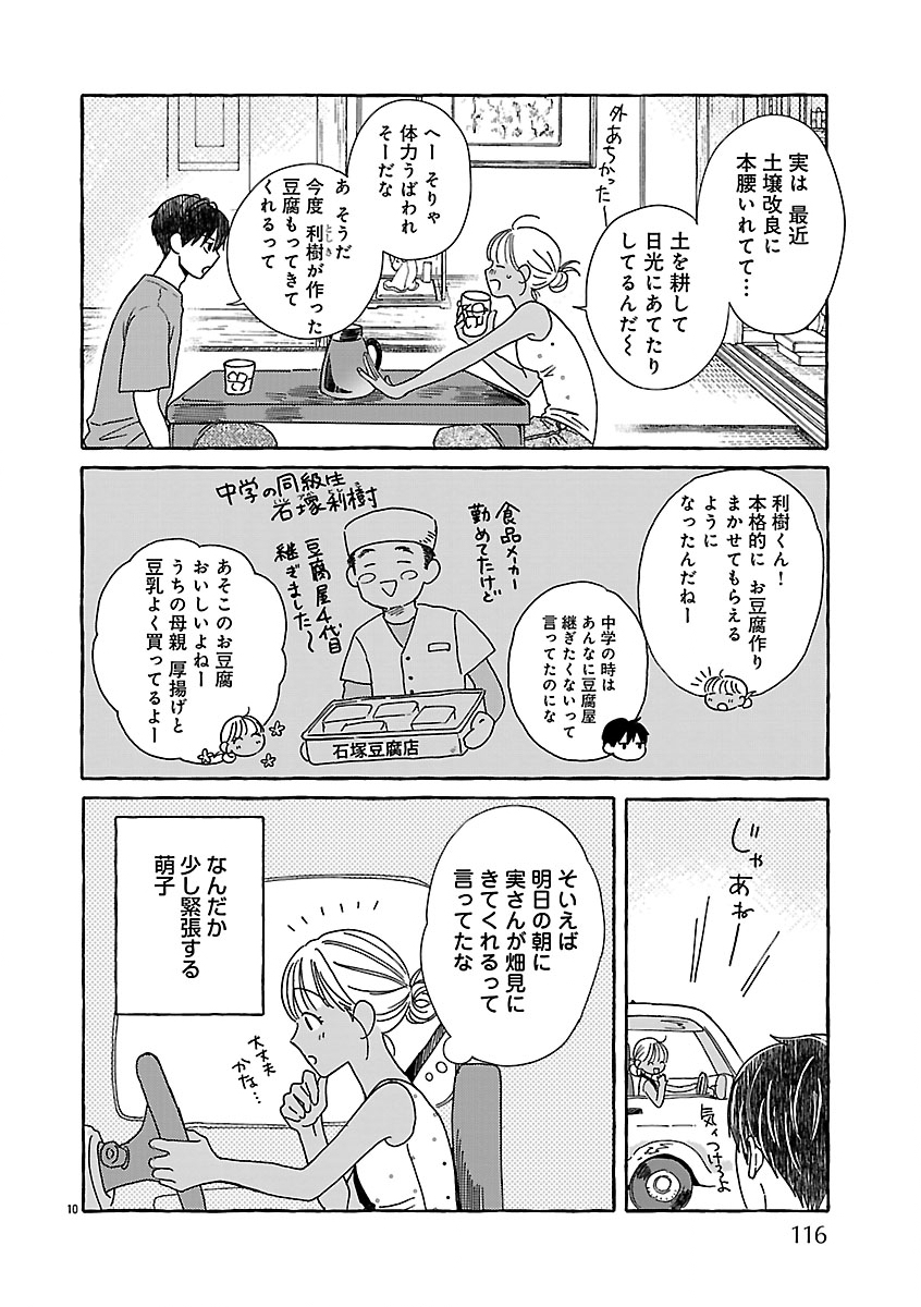 Moeko to Hatake to Otera Gohan Chapter 4 12ページ