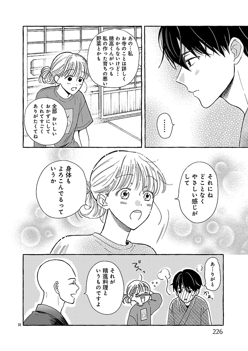 Moeko to Hatake to Otera Gohan Chapter 5 22ページ