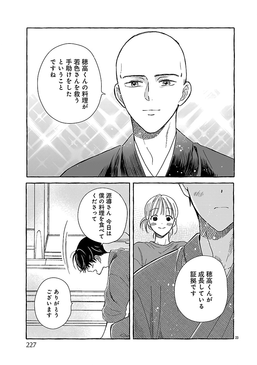 Moeko to Hatake to Otera Gohan Chapter 5 23ページ