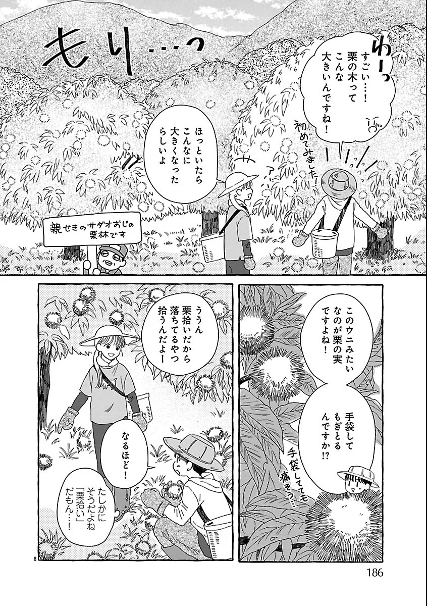 Moeko to Hatake to Otera Gohan Chapter 6 8ページ