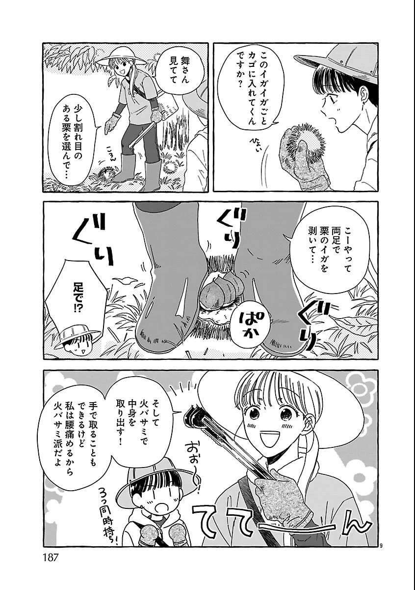 Moeko to Hatake to Otera Gohan Chapter 6 9ページ