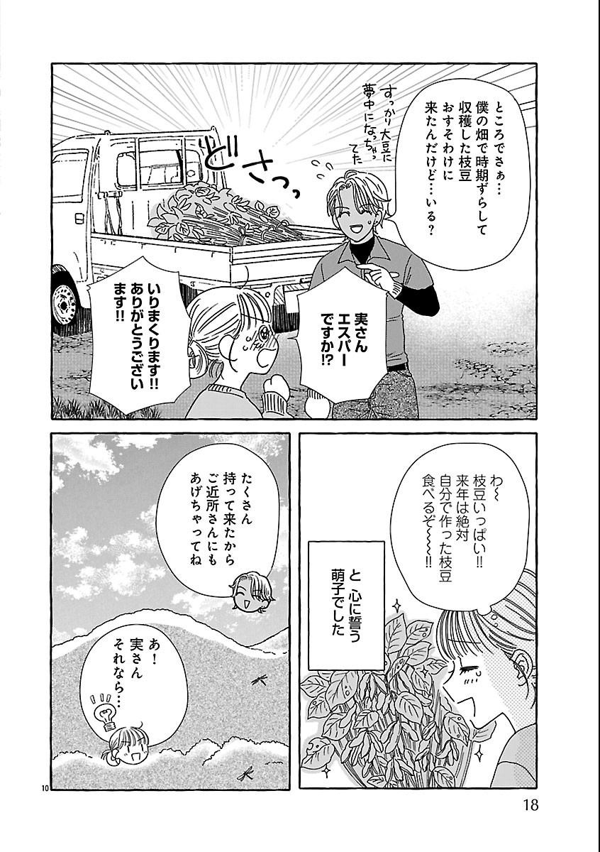 Moeko to Hatake to Otera Gohan Chapter 7 14ページ