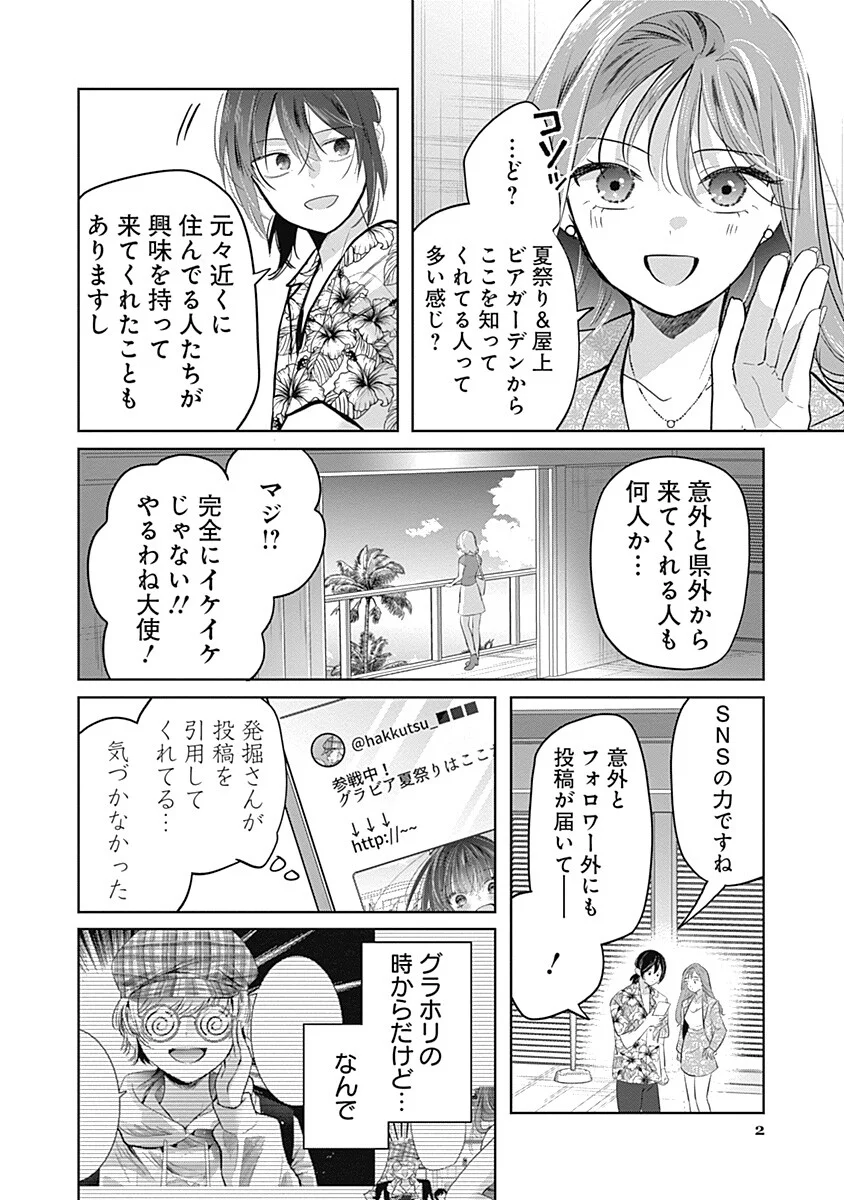 Gravure Idols Meet Brand-new Days Chapter 13.2 2ページ